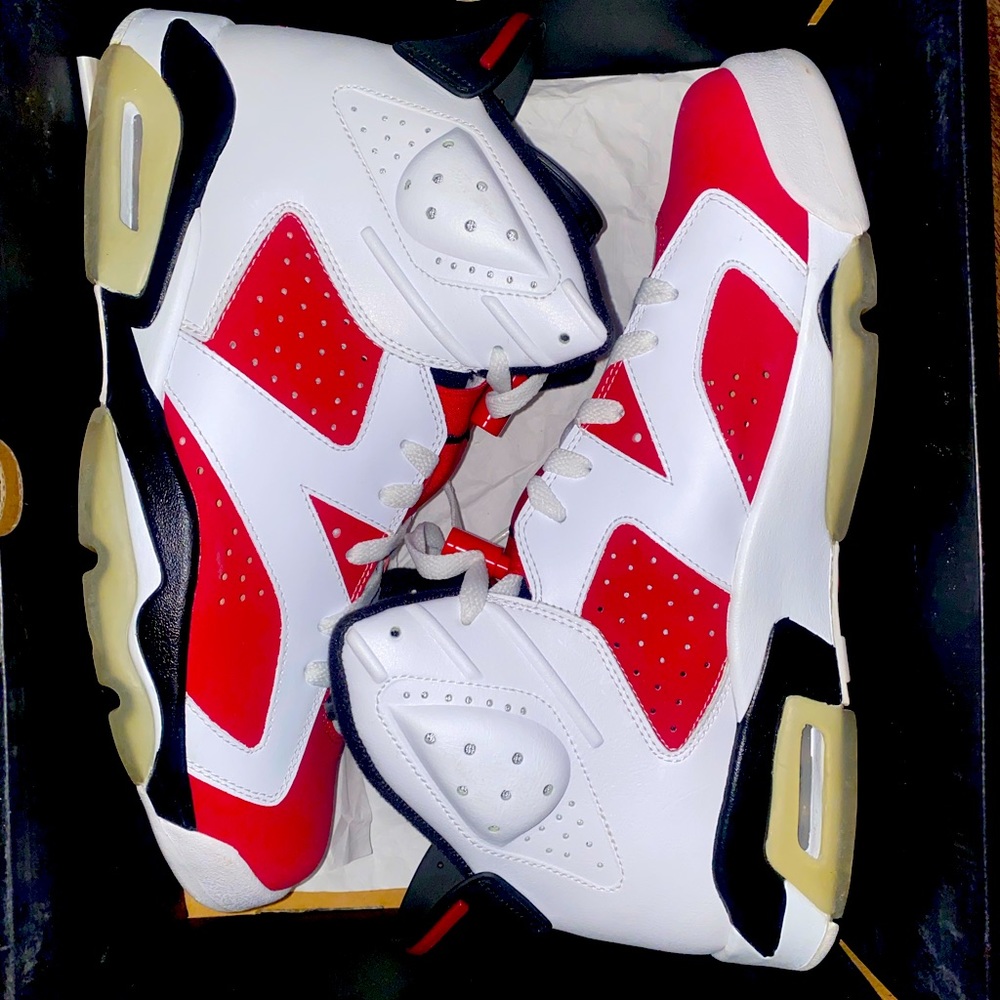 Air Jordan VI 6 retro “Carmine” Deadstock, og box.